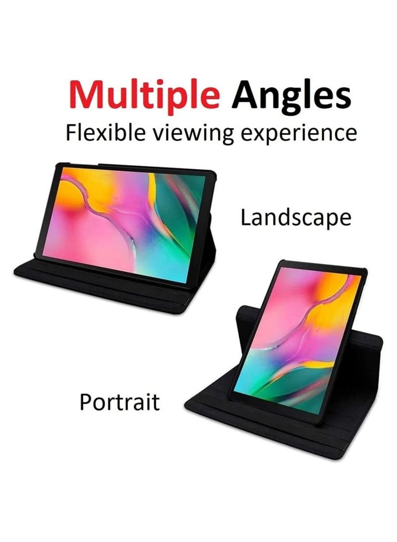 Raxoom Samsung Galaxy Tab S6 Lite 10.4 2020 Case - 360 Degree Rotating Stand [Auto Sleep/Wake] Folio Leather Smart Cover Case - Image 4