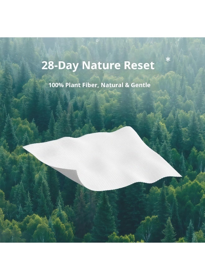 120/240/480 PCS Hanging Facial Towel,Disposable Face Towel,Makeup Remover Dry Wipes,Clean Towel Cotton Tissue,Makeup Remover Tissue,Ultra Soft,Dry Wet Dual Portable,Use for Sensitive Skin & Baby & Makeup Remover & Personal Care(120 PCS/Pack) - Image 5