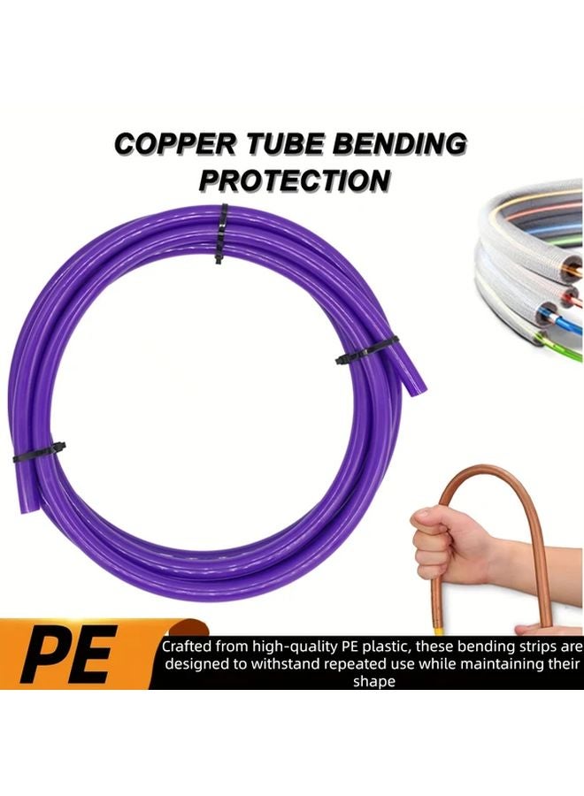 3 4 Inch Purple Copper Tube Bending Protector 4m Flexible PE Plastic For HVAC AC Pipe - Image 4