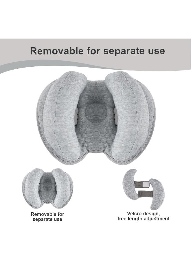 KAKIBLIN Baby Support Pillow, Head and Neck Support, 2 in 1 Banana Neck Pillow for Baby, Baby Travel Pillow for Stroller Neck Support for Newborn, Adjustable Head Pillow for Kids Toddler - Image 5