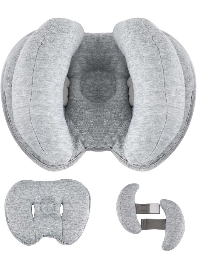 KAKIBLIN Baby Support Pillow, Head and Neck Support, 2 in 1 Banana Neck Pillow for Baby, Baby Travel Pillow for Stroller Neck Support for Newborn, Adjustable Head Pillow for Kids Toddler - Image 2