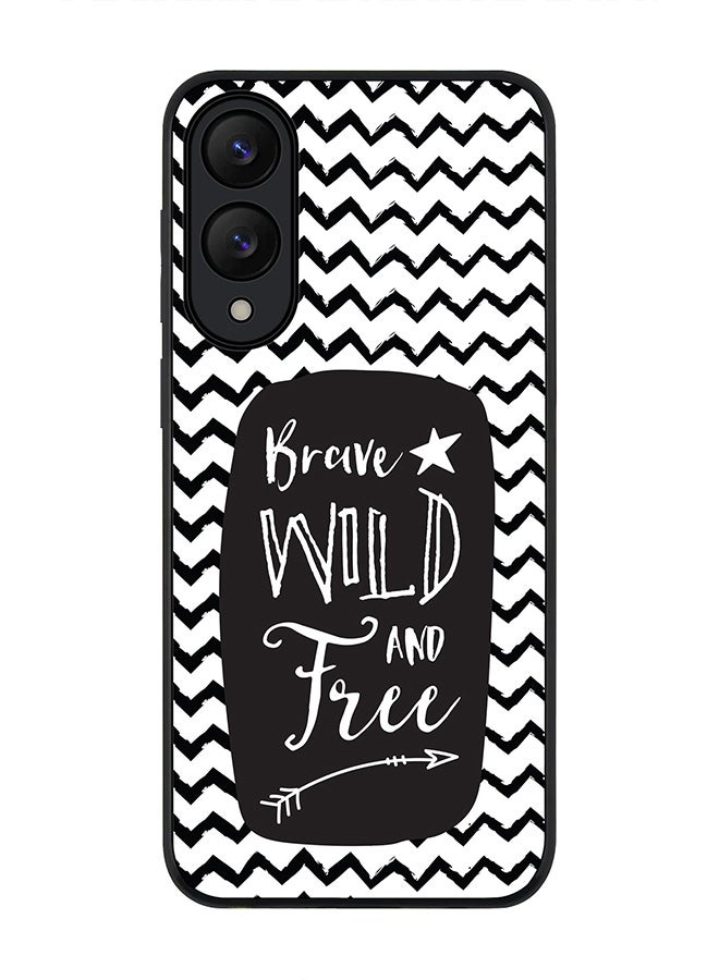 Stylizedd For Samsung Galaxy S25 Edge Case,Slim fit Camera Protection, Shockproof Thin Phone cover  - Brave, Wild And Free