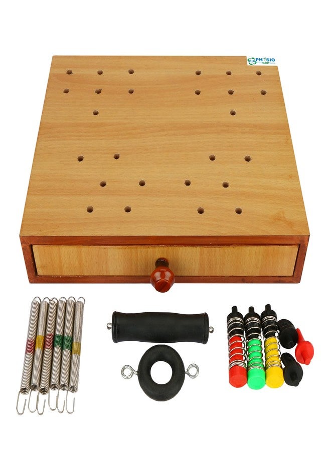 DSB PHYSIO MART Physio Therapy Hand Zym Kit Board For Finger And Grip Exercises Hand, Wrist and Forearm Pain Relief DSB-33 - Image 1