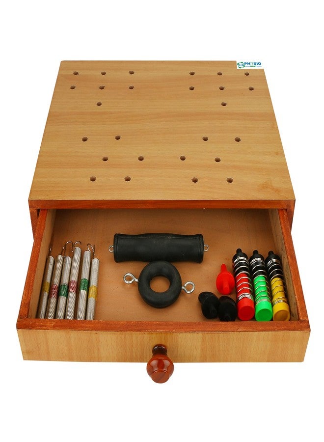 DSB PHYSIO MART Physio Therapy Hand Zym Kit Board For Finger And Grip Exercises Hand, Wrist and Forearm Pain Relief DSB-33 - Image 2