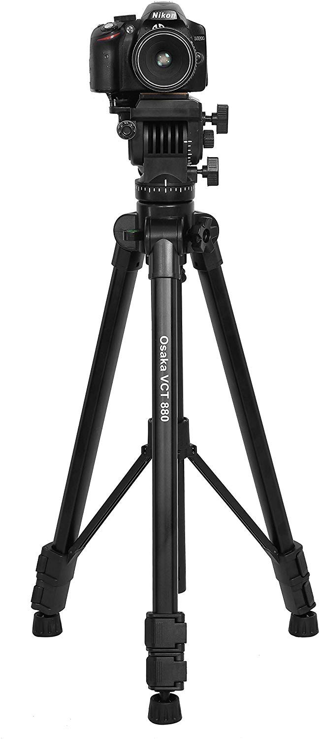 Osaka VCT880 Camera Tripod with Bag for Digital SLR & Video Cameras Load Capacity 5000 Grams - Image 3