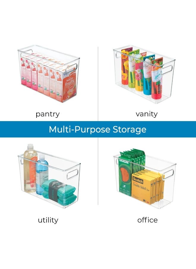 InterDesign iDesign Linus BPA-Free Plastic Deep Kitchen Storage Bin with Handles, Extra Large, Clear  - Image 5