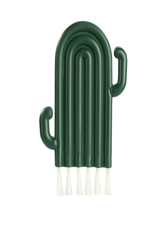 Leeonz Crevice Cleaning Brush, Mini Cup Cover Cleaning Brush, Bottle Nipple Cleaner Brush Crevice Cleaning Tools for Groove Keyboard Bottle Cup Coffee Cup Kettle Nursing Bottle (Dark Green,1PCS) - Image 1