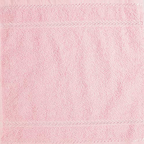 Oras ORAS Cotton Stripe Design Plain Face Towel Ultra Soft Absorbent Quick Dry Towels for Facewash Gym Sports Travel Suitable for Acne Prone Skin Set of 6 25x25 CM Multicolor  - Image 4