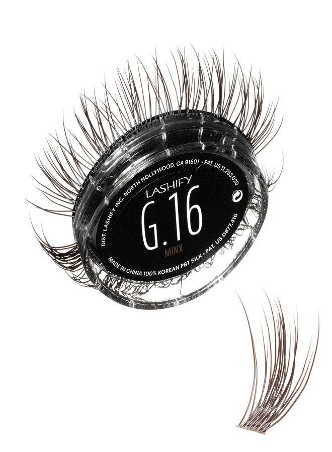 Lashify Gemini 16mm Gossamer Lashes in Minx Color, Easy DIY False Lashes for a Voluminous, Wispy and Playful Look - Image 1