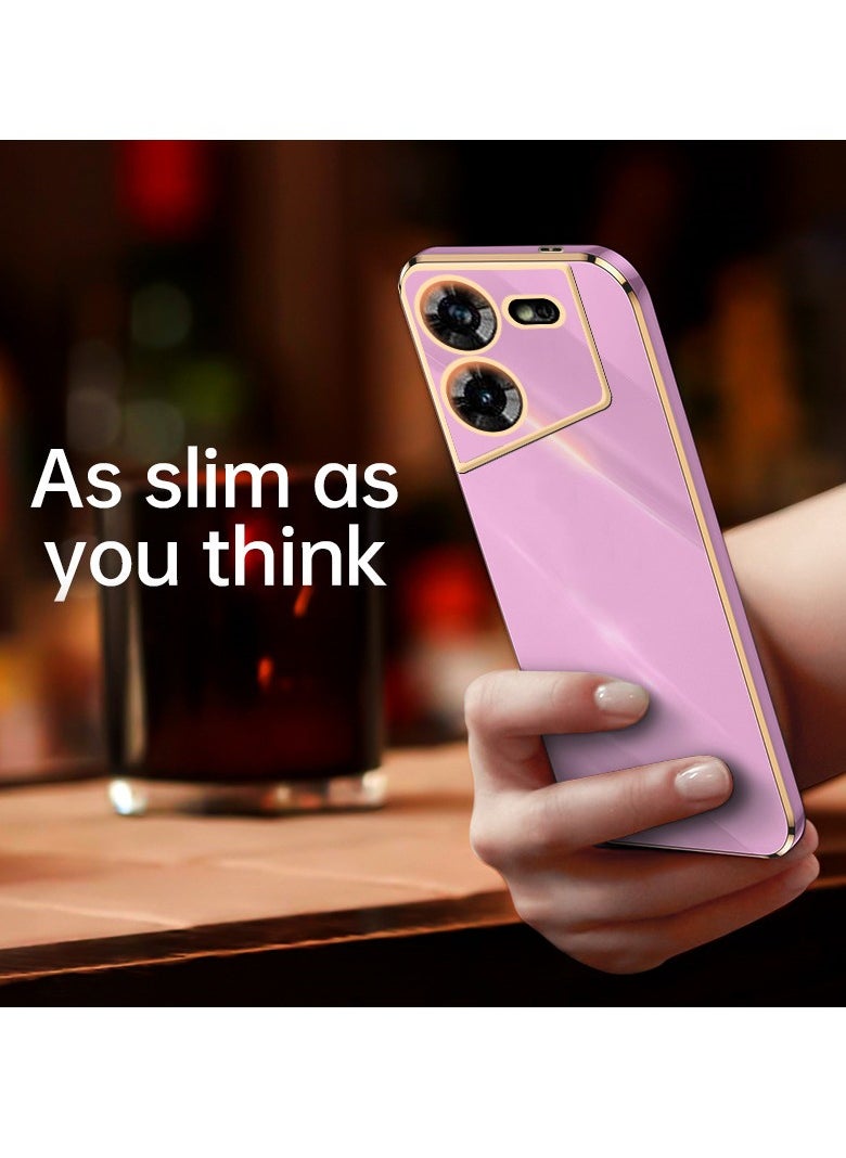 TECNO Pova 5 4G Mobile Phone Case Cover, Luxury Plating Soft Back Cover, Raised Full Camera Protection  - Image 3