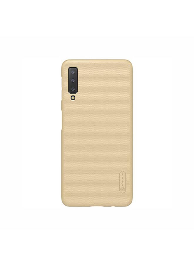 Nillkin Samsung Galaxy A7 (2018) Case Frosted Hard Shield Phone Cover Gold 