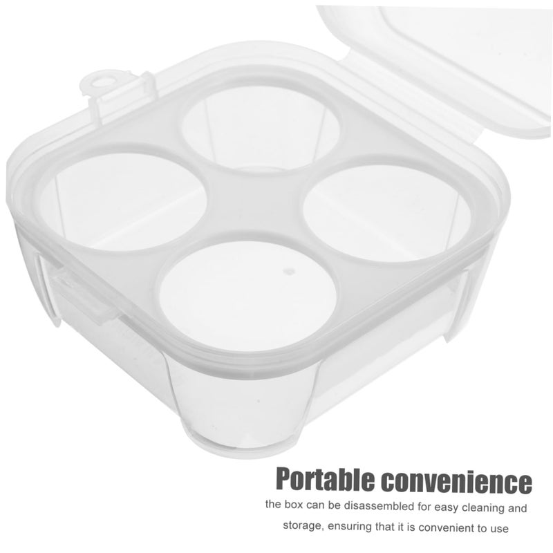 Portable Egg Storage Box 2 Pack Plastic Shockproof Travel Carrier For Camping Refrigerator - Image 4