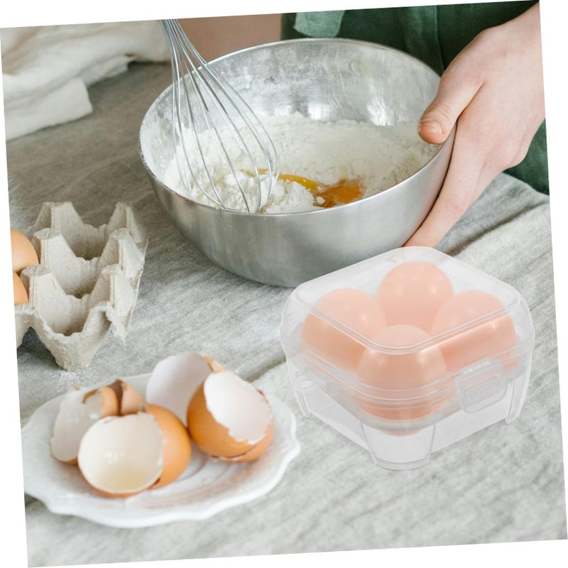 Portable Egg Storage Box 2 Pack Plastic Shockproof Travel Carrier For Camping Refrigerator - Image 5