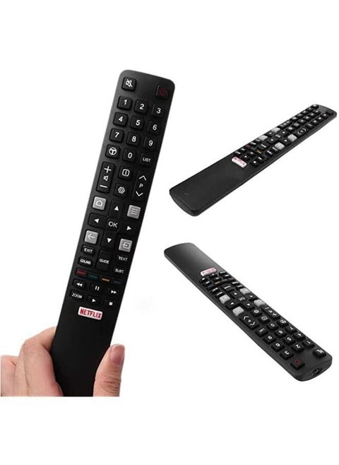 جهاز التحكم عن بعد الأصلي البديل من Tcl لأجهزة التلفاز الذكية LCD LED HDTV Rc802N Yai2 Yui1 P20 C2 Series 32S6000S 40S6000Fs 43S6000Fs 49C2Us 55C2Us 65C2Us 75C2Us مع Netflix