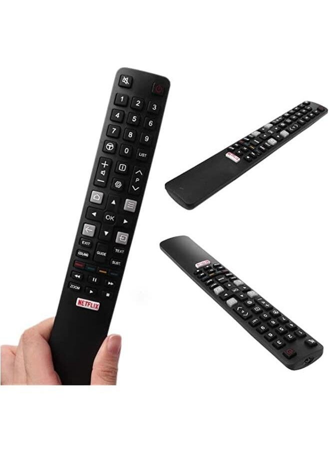 Zaboon Original Replacement Tcl Remote Control For Smart Lcd Led Tv'S Hdtv Rc802N Yai2 Yui1 P20 C2 Series 32S6000S 40S6000Fs 43S6000Fs 49C2Us 55C2Us 65C2Us 75C2Us With Netflix 