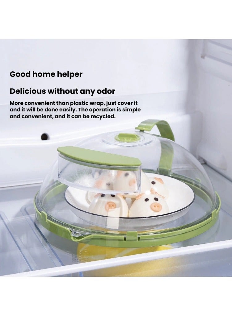 Microwave Splatter Cover High-Temperature Resistant Food Heating Lid Food Preservation Cover Oil-Proof Cover Microwave Splatter Shield Dish Lid - Image 4