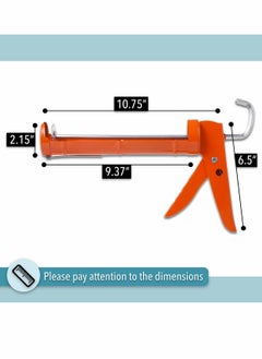 Y&D Caulking Gun, Silicone 10:1 Thrust Ratio, Hand Guns, Caulk Gun for Silicone, No Drip Caulk, Sealant  - Image 2