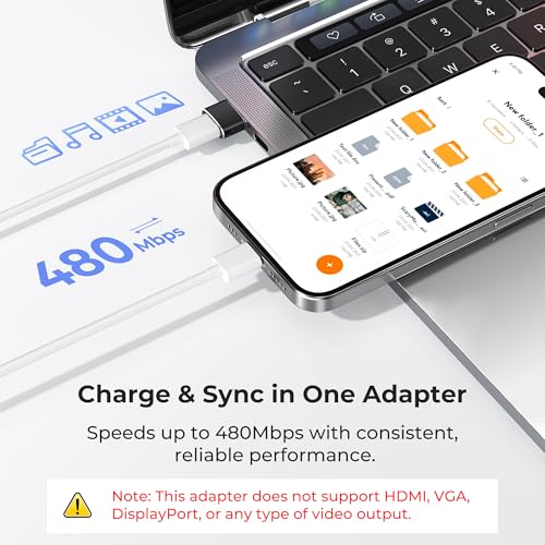Basesailor for Samsung S25 Ultra USB to USB C Adapter 2Pack,Type C Female to A Male Power Adapter for iPhone 17 16 15 14 13 Mini Pro Max,CarPlay,Airpods,iPad Air 4 5,Galaxy S24 S23 Plus Ultra,Google 9 - Image 4