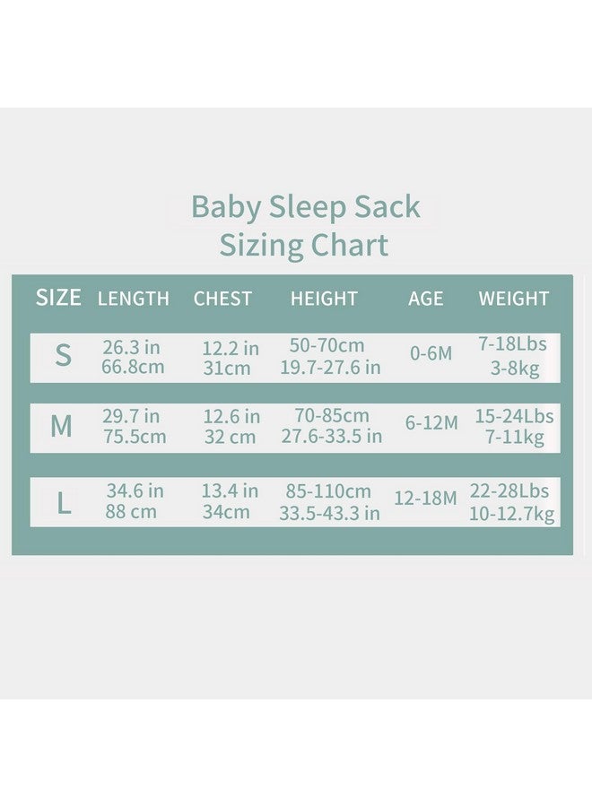 insular Wearable Blanket 2 Pack Cotton Baby Sleep Sack with 2-Way Zipper for Boys Girls Unisex (Sheep&Duck, Medium(6-12M)) - Image 3
