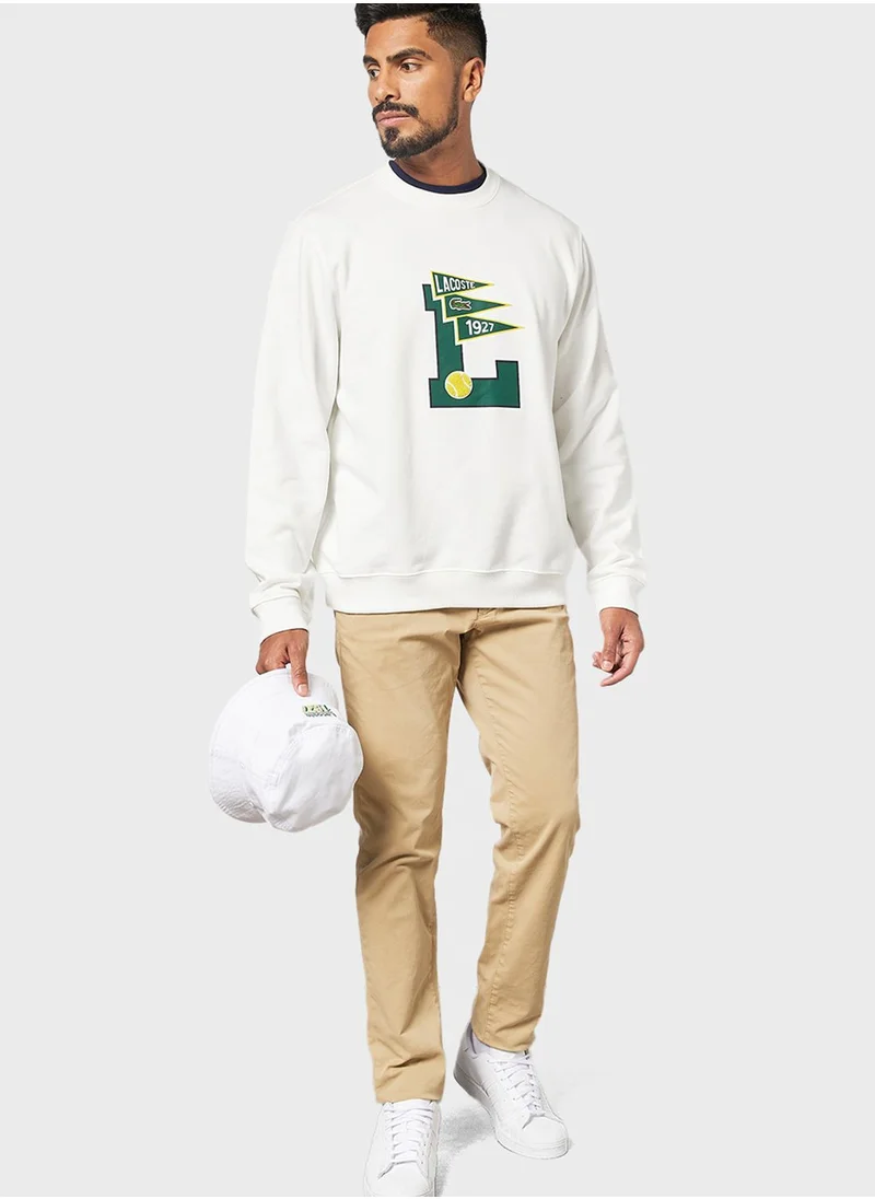 LACOSTE Pennants L Badge Sweatshirt