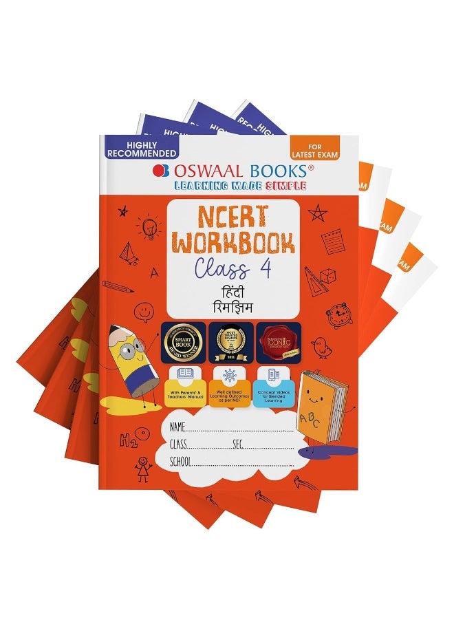 null - Oswaal NCERT & CBSE Workbooks Class 4 Math, English, Hindi & Environmental Studies (Set of 4 Books ) (For latest Exam) - Image 1