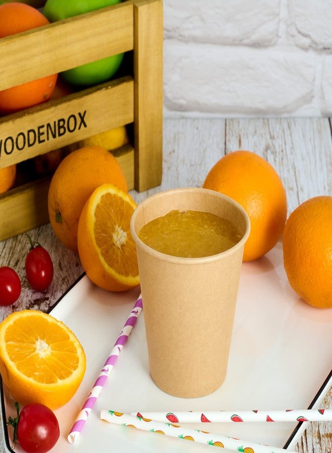 عبوة من 100 كوب قهوة ورقي كرافت سعة 10 أونصة من ليتوباك، مناسبة للماء والعصير والشاي، أكواب قهوة ساخنة للاستخدام مرة واحدة للمنزل والمطاعم والمتاجر والمقاهي - Image 4