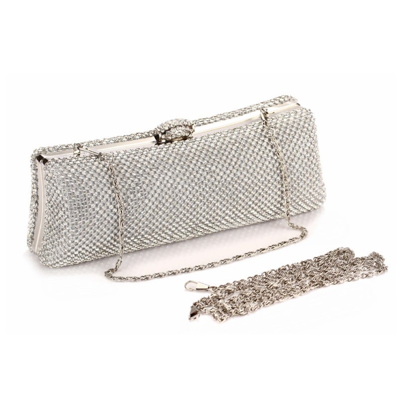 Women'S Bag New Hand-Held Women'S Bag Diamond-Encrusted Evening Bag Fashion Bag Rhinestone Craft Banquet Bag 1235 - Image 1