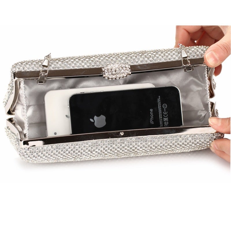 Women'S Bag New Hand-Held Women'S Bag Diamond-Encrusted Evening Bag Fashion Bag Rhinestone Craft Banquet Bag 1235 - Image 5