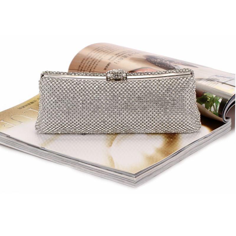 Women'S Bag New Hand-Held Women'S Bag Diamond-Encrusted Evening Bag Fashion Bag Rhinestone Craft Banquet Bag 1235 - Image 3