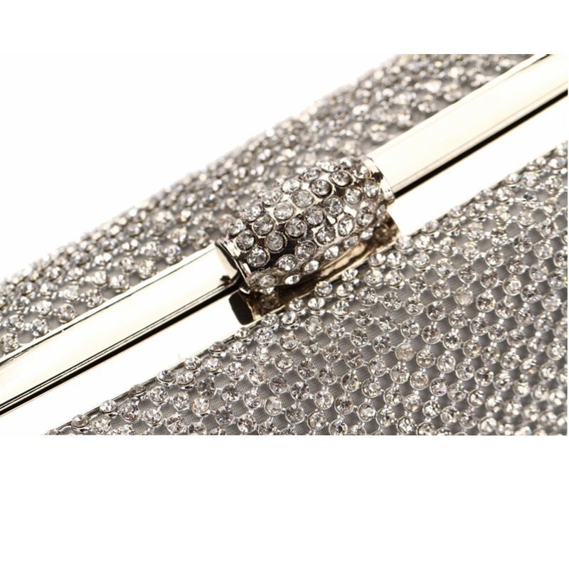 Women'S Bag New Hand-Held Women'S Bag Diamond-Encrusted Evening Bag Fashion Bag Rhinestone Craft Banquet Bag 1235 - Image 4