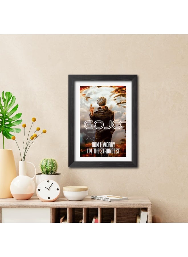 TenorArts Satoru Gojo Posters Jujutsu Kaisen Anime Laminated Posters Framed Paintings - Image 3