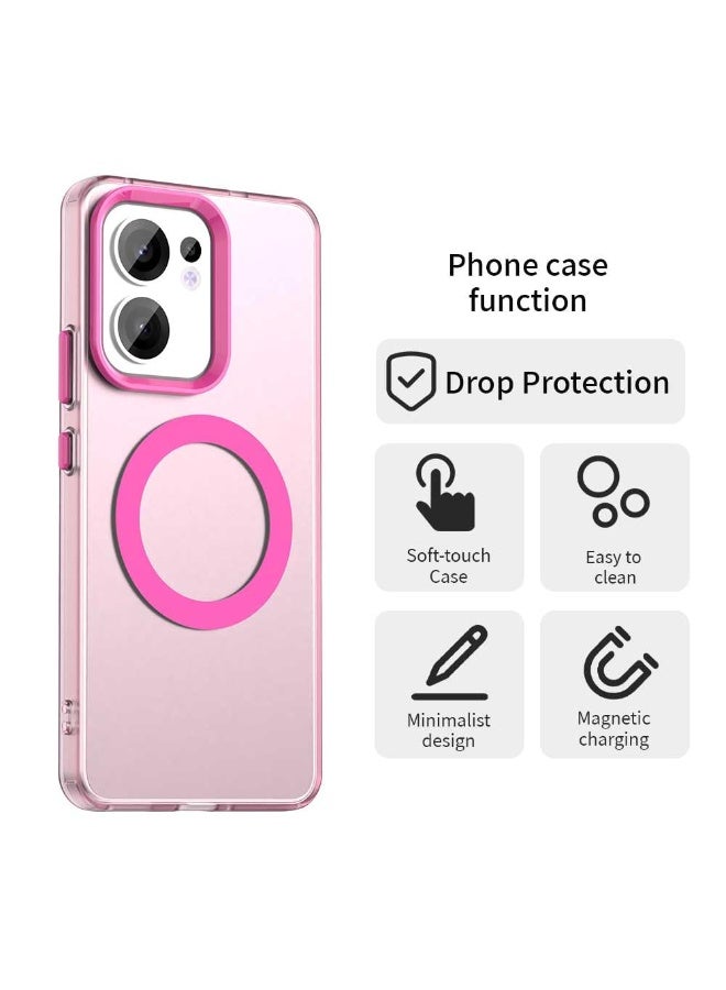 عام غطاء أوبو [رينو 13F 5G] - TPU ناعم شفاف [ماص للصدمات]، غطاء رفيع خفيف الوزن مقاوم للصدمات وهجين واقي. - Image 5