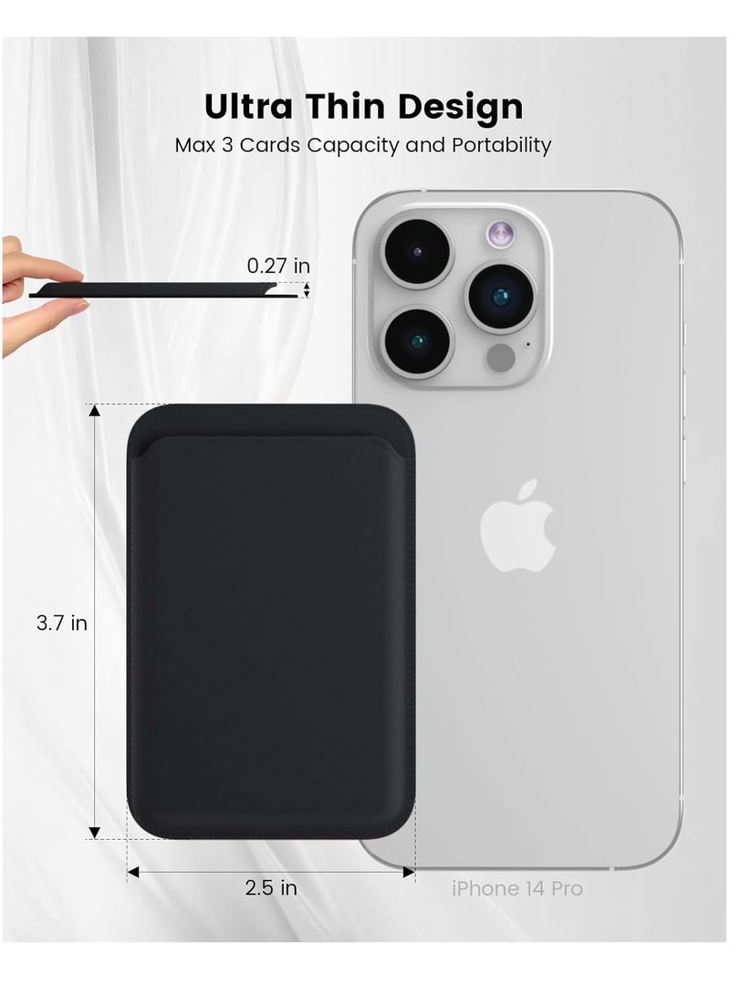 فوكس محفظة هاتف مغناطيسية من FOCUS، حامل محفظة بطاقات متوافق مع iPhone 16 Pro Max/16 Plus/16 Pro/16,15 Pro Max/15 Plus/15 Pro/15, 14 Pro Max/14 Plus/14 Pro/14, 13 Pro Max /13 برو/13، ذهبي - Image 2