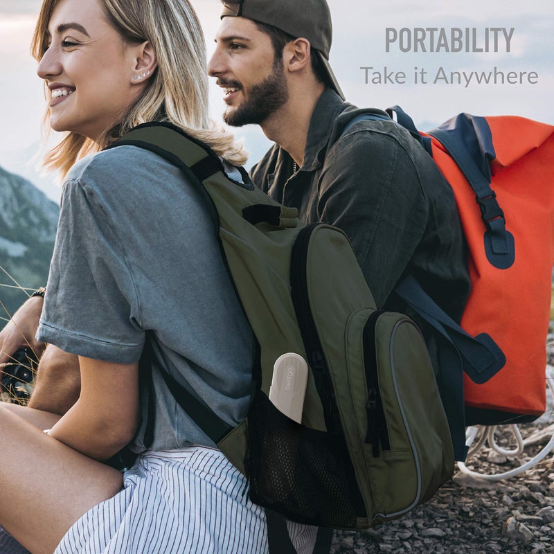 Bentgo Stainless Travel Utensil Set - Reusable 3-Piece Silverware Set with Carrying Case, High-Grade Premium Steel, BPA-Free Case, Eco-Friendly - Ideal for Travel, Camping, and Office Use (Sand) - Image 4