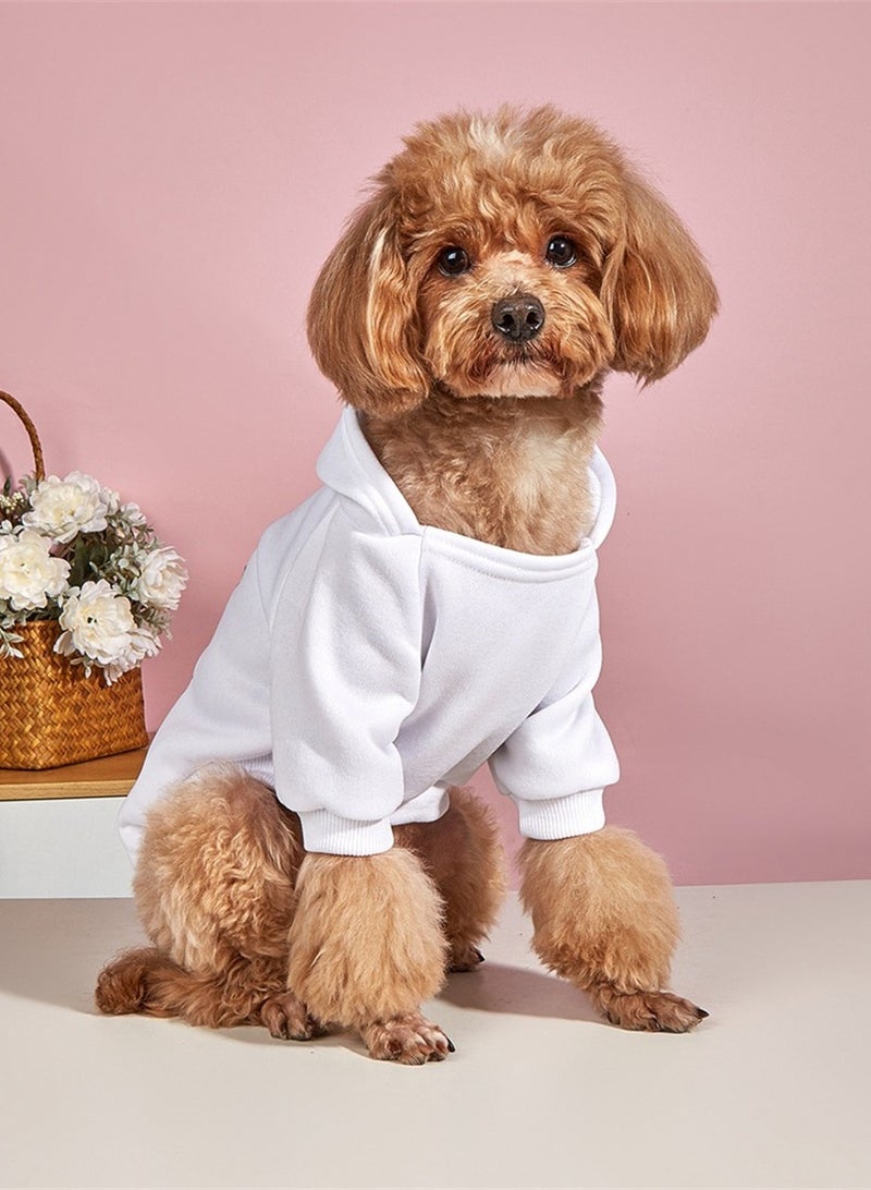 Loquat Squality New Pet Warm Clothing For Autumn And Winter White - Image 1