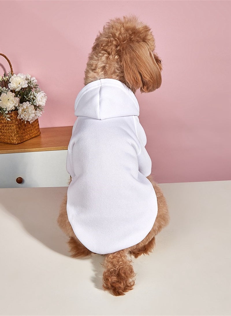 Loquat Squality New Pet Warm Clothing For Autumn And Winter White - Image 2