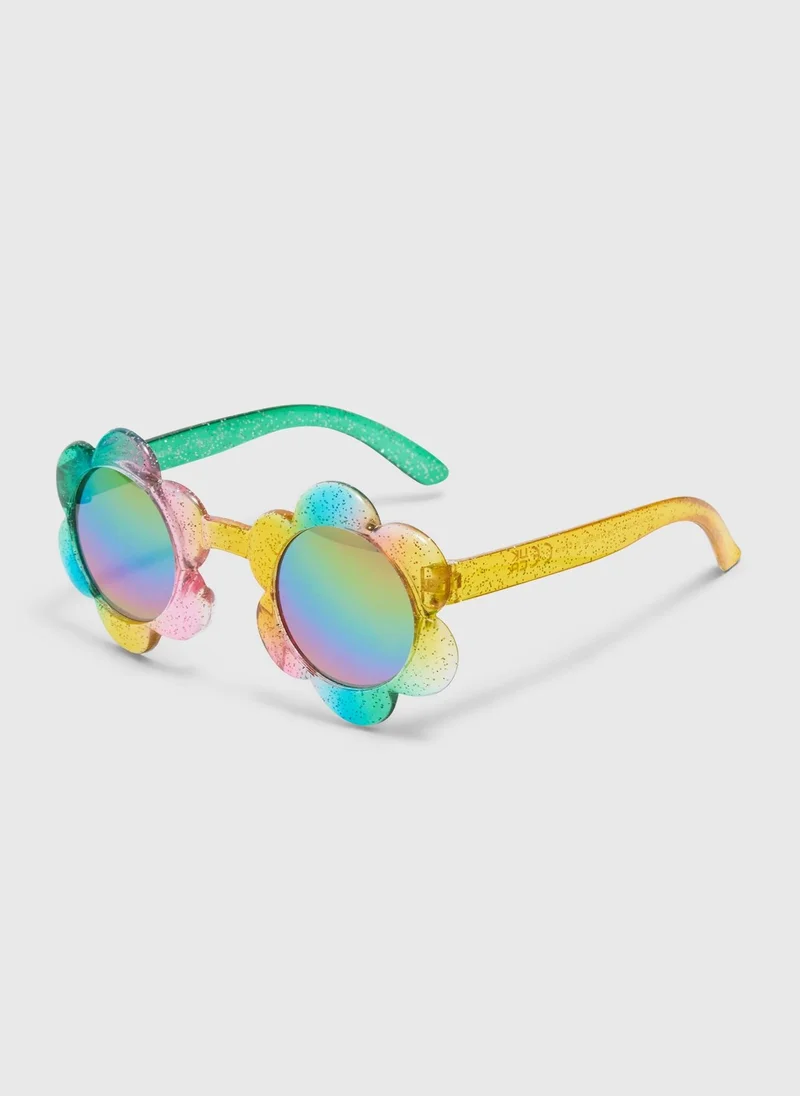 Matalan Girls Multicolour Flower Sunglasses