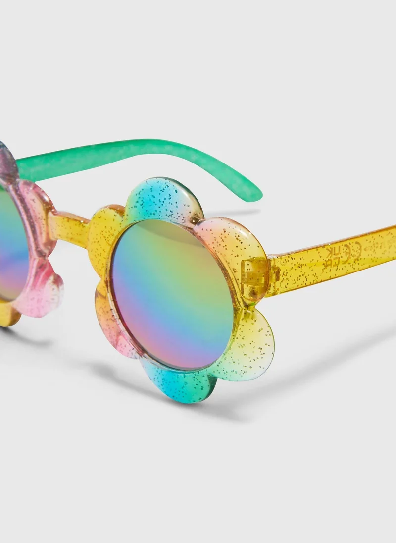 Matalan Girls Multicolour Flower Sunglasses