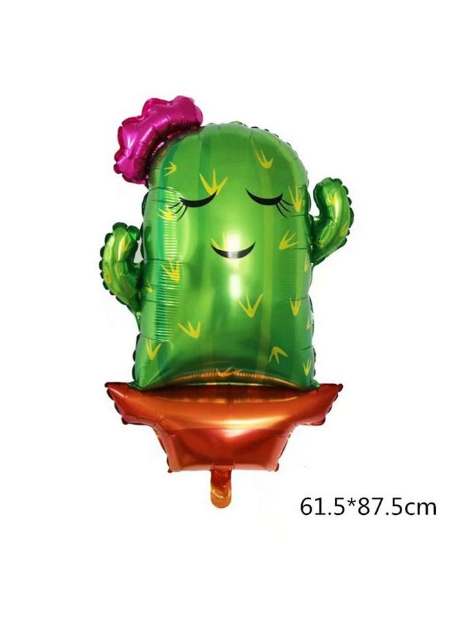 MORNDEW 2 Pcs Mr And Ms Cactus Foil Balloons For Mexican Fiesta Themed Party Children Birthday Party Baby Shower Wedding Party Decorations - Image 4