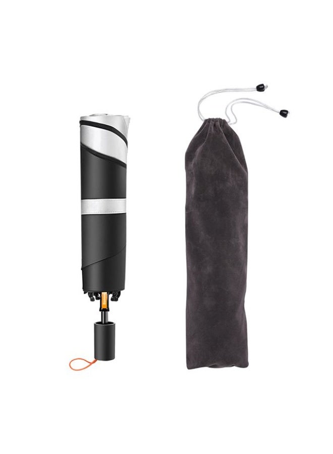 Baseus Cool Ride Car Windshield Sunshade with Foldable Stick - Black - Image 2