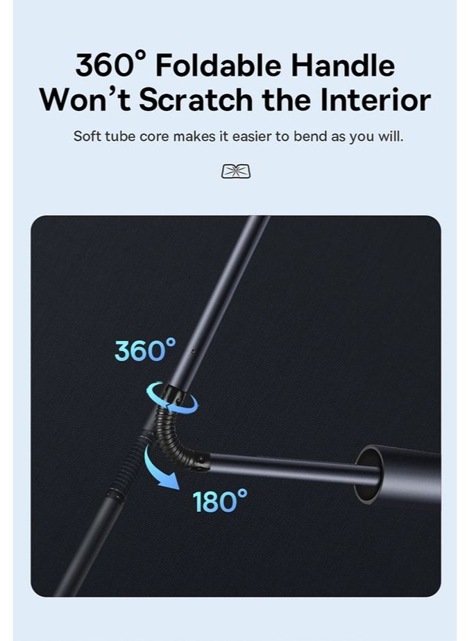 Baseus Cool Ride Car Windshield Sunshade with Foldable Stick - Black - Image 5