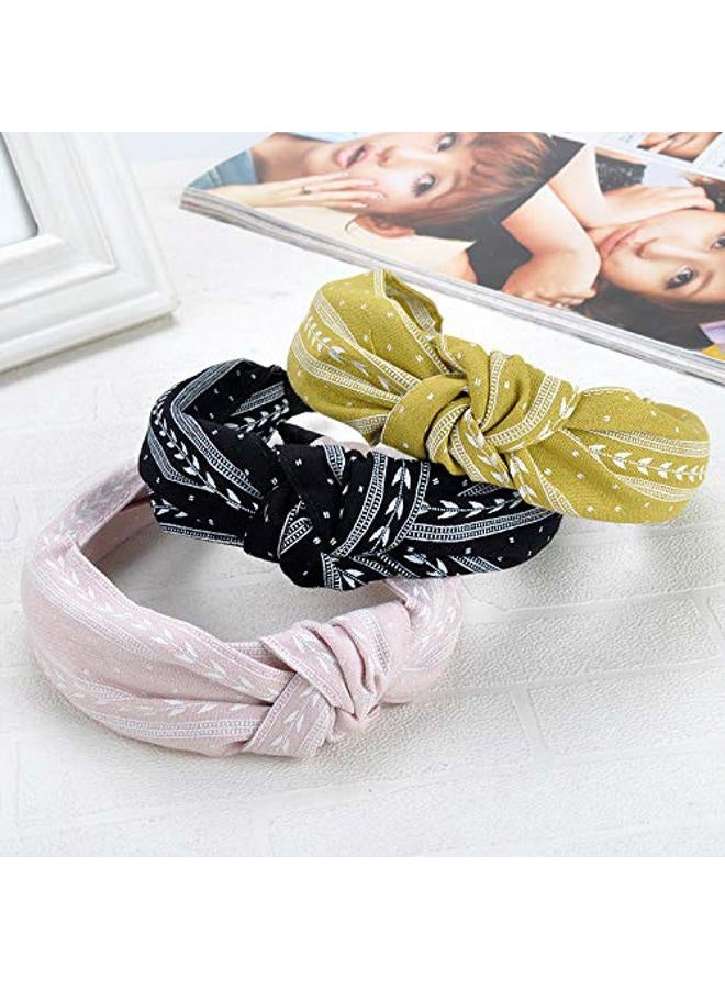 Ivyu Headbands Women Hair Head Bands - Accessories Cute Boho Beauty Fashion Hairbands Girls Cross Vintage Head Hair Bands Knotted Wide Band For Workout GYM Yoga Running 6 pcs - Image 4
