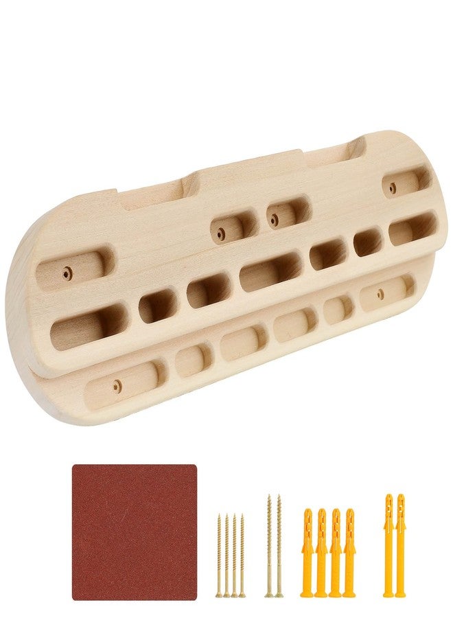 FAHKNS Rock Climbing Hangboard Training, Rock Climbing Fingerboard Door-Mounted Training Station, Equipped with Grip Points, Slopes, and Edges, Used As A Pull-Up Bar for Hanging and Finger Strength Training - Image 1