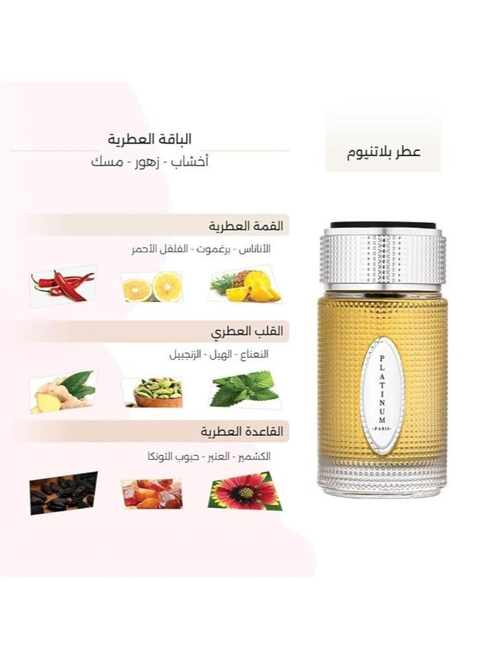 DERAAH Platinum Perfume For Men 200Ml - Image 3