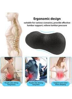 Generic Memory Foam Lumbar Support Back Cushion Pillow Balanced Firmness for Lower Back Pain Relief - Ideal Back Pillow for Office Chair,Car Seat, Recliner, Bed  - Image 2