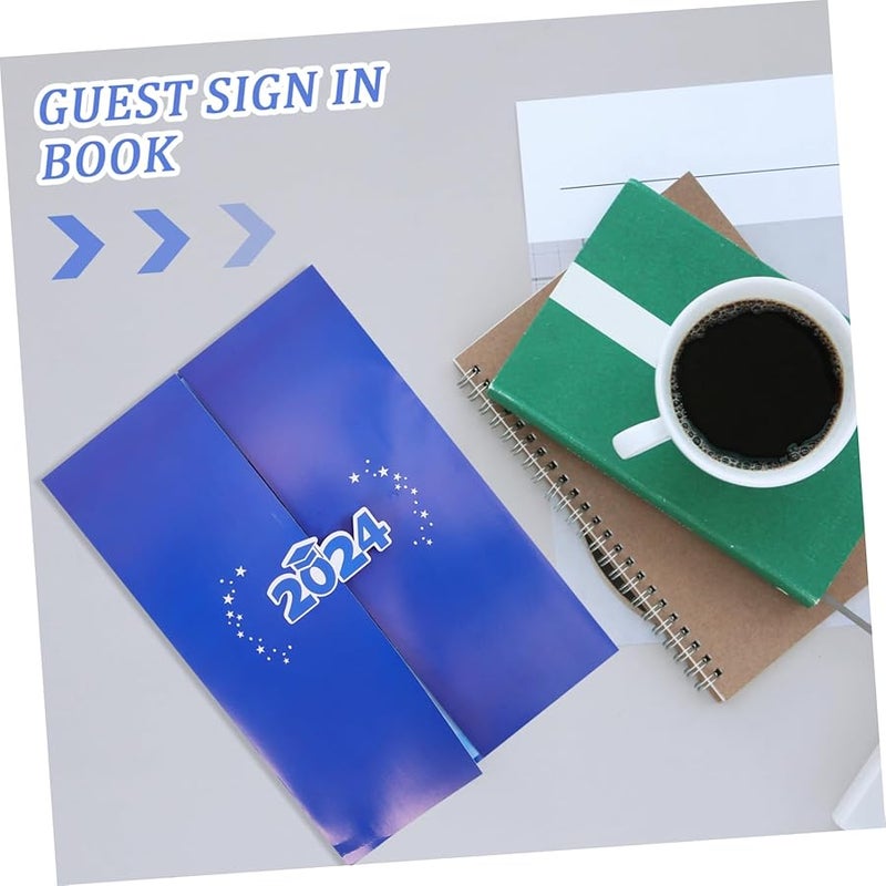 Graduation Guest Book Elegant Design Keepsake for College High School Parties Memorable Messages - Image 5