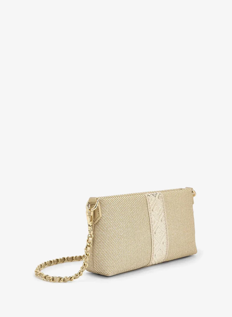 Le Confort  Textured Crossbody Bag With Detachable Chain Strap for Women | Best Price UAE