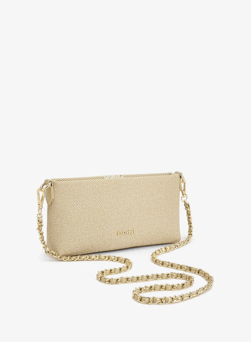Le Confort  Textured Crossbody Bag With Detachable Chain Strap for Women | Best Price UAE
