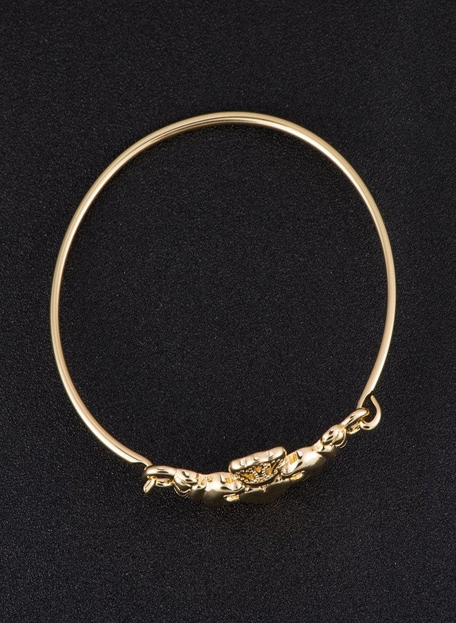 SENFAI The Claddagh Irish Bracelet Bangle for Women 6.5 in 6 Tone (Silver) - Image 5