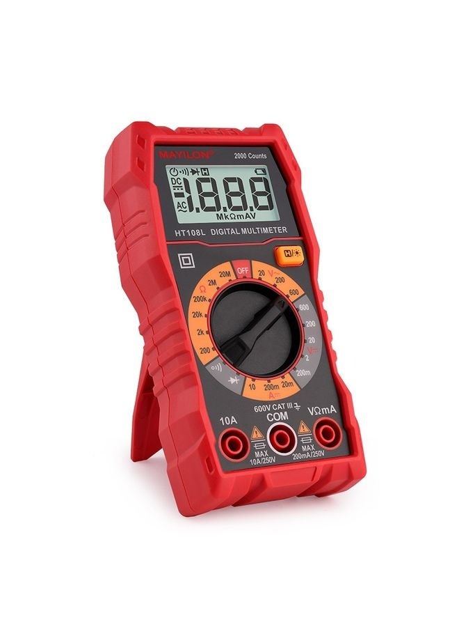 HT108L 600V 10A LCD Digital Multimeter DC Voltage Diode Frequency Multitester Current Tester  - Image 2